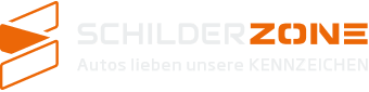 Logo Schilderzone – Autos lieben unsere Kennzeichen