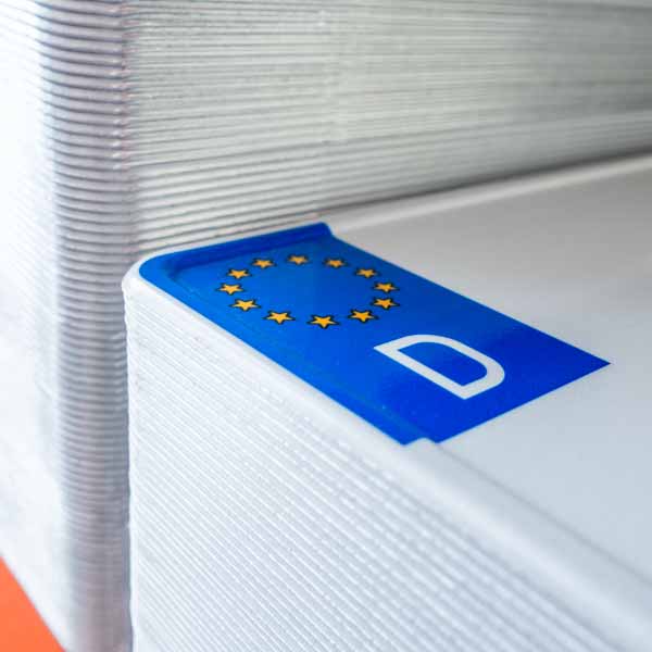 Blanko Platinen in der Schilderzone